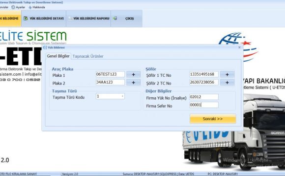 U-ETDS – Ulaştırma Elektronik Takip ve Denetim Sistemi Çözümlerimiz