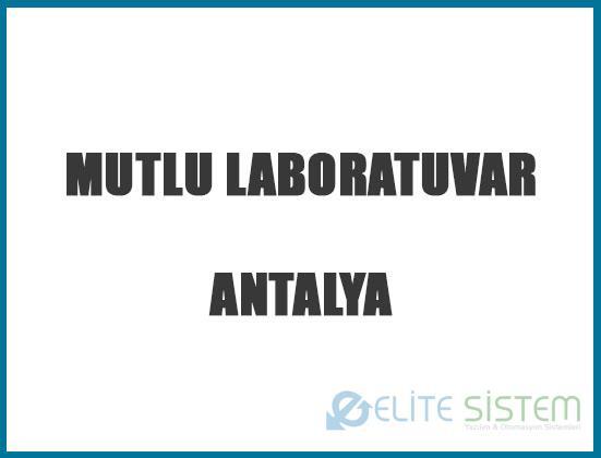 Mutlu Tıbbi Tahlil Laboratuvarı